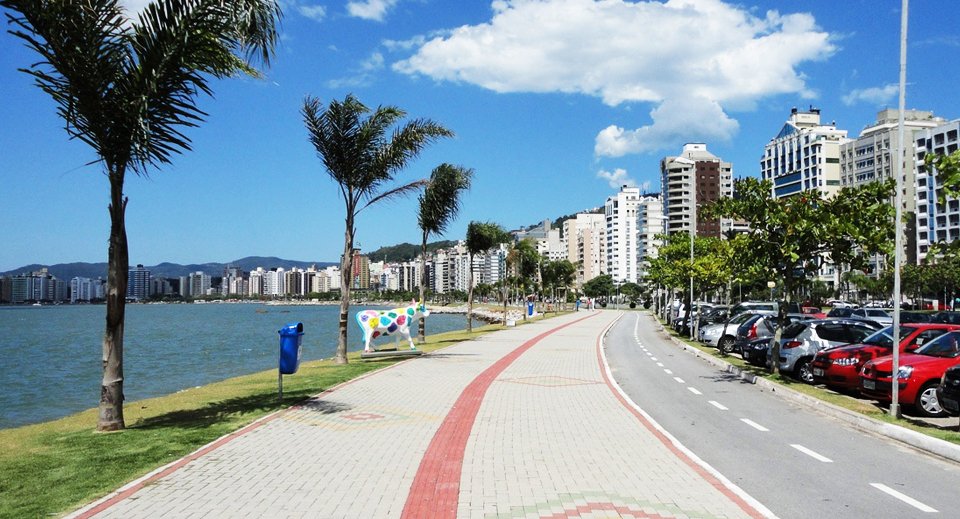 Avenida Beira Mar Norte em Florianópolis