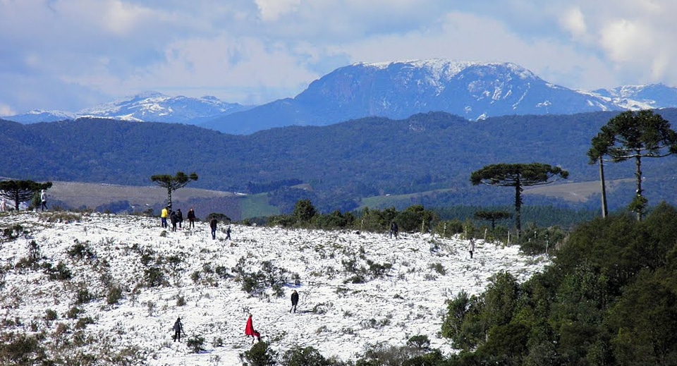 Em 2013 nevou em Rancho Queimado